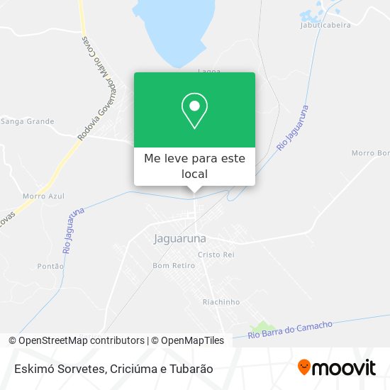 Eskimó Sorvetes mapa