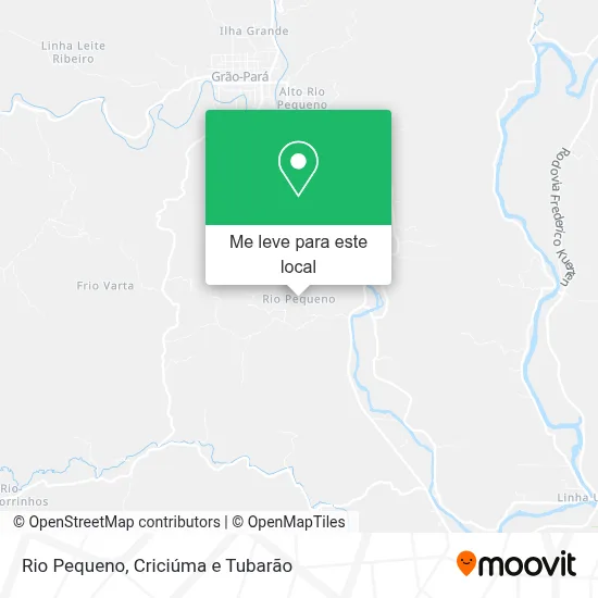 Rio Pequeno mapa