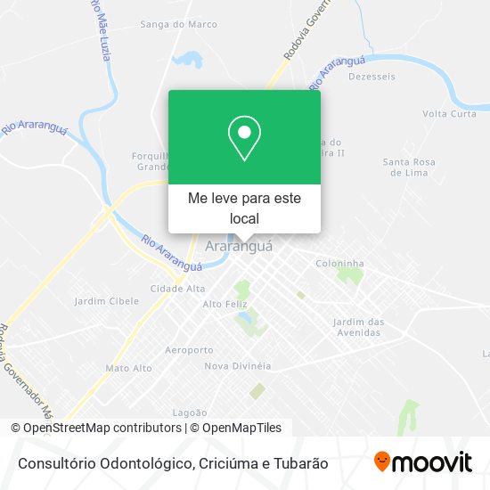Consultório Odontológico mapa