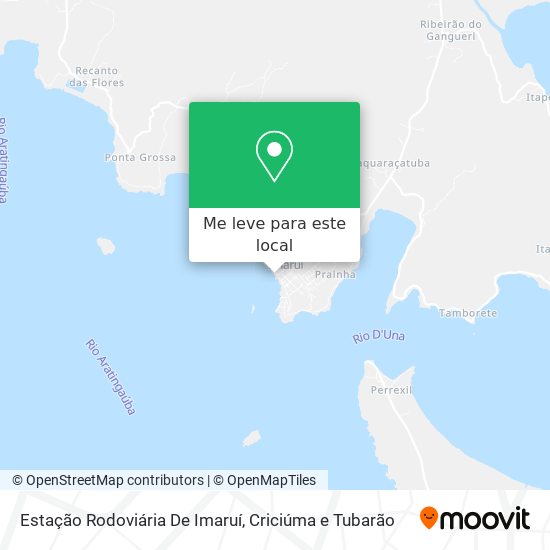 Estação Rodoviária De Imaruí mapa