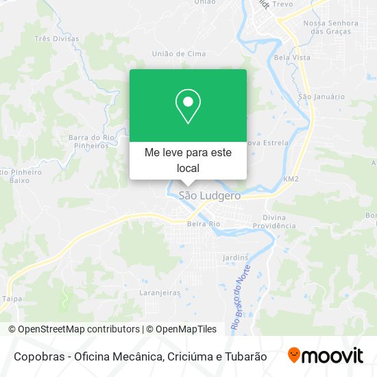 Copobras - Oficina Mecânica mapa