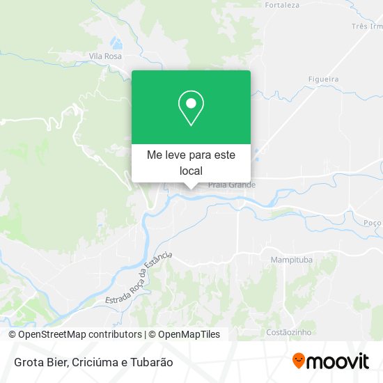 Grota Bier mapa