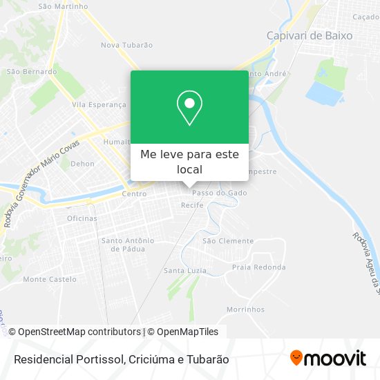 Residencial Portissol mapa