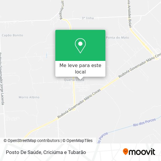Posto De Saúde mapa