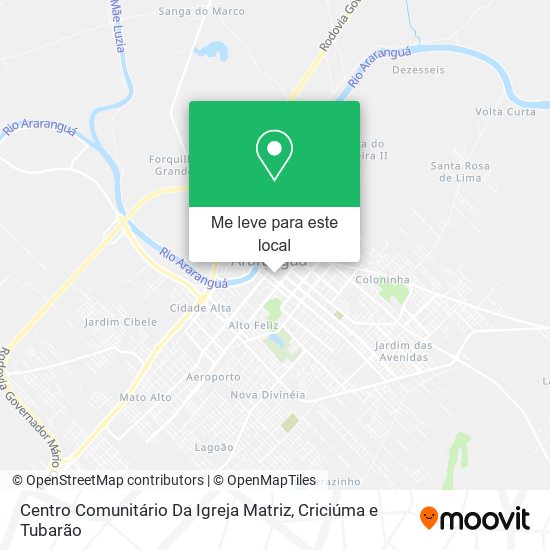 Centro Comunitário Da Igreja Matriz mapa