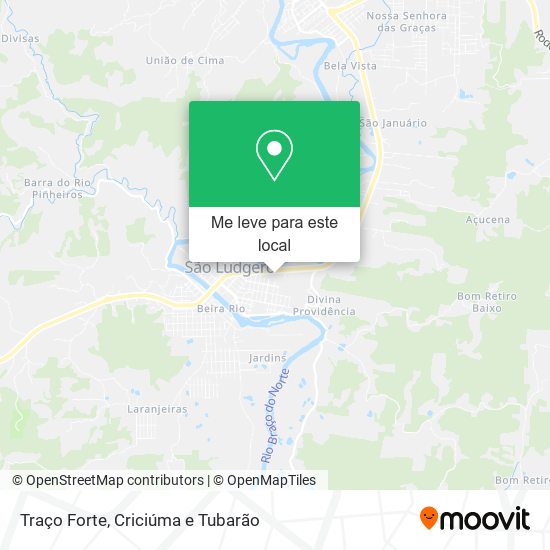 Traço Forte mapa