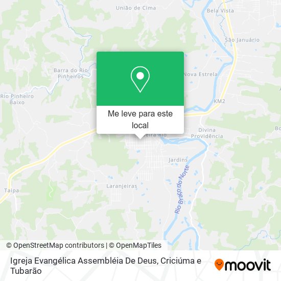 Igreja Evangélica Assembléia De Deus mapa