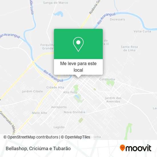 Bellashop mapa