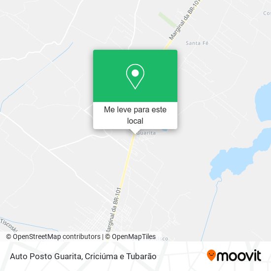 Auto Posto Guarita mapa