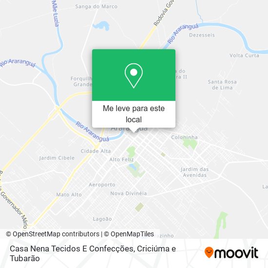 Casa Nena Tecidos E Confecções mapa