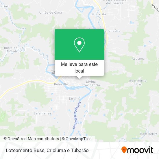 Loteamento Buss mapa