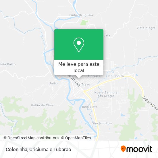 Coloninha mapa