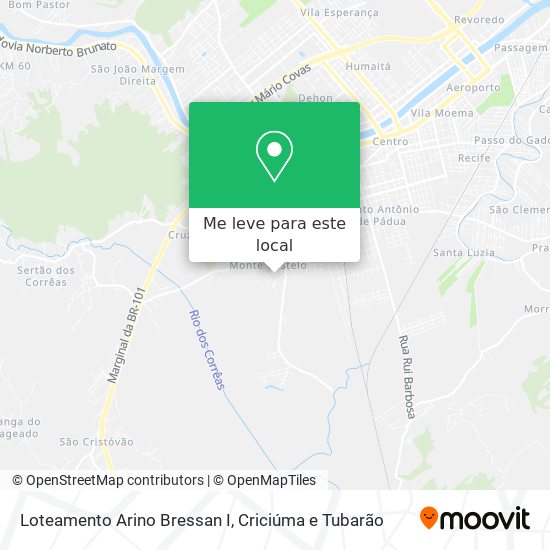 Loteamento Arino Bressan I mapa