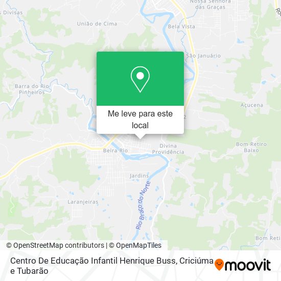 Centro De Educação Infantil Henrique Buss mapa