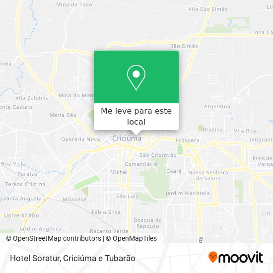 Hotel Soratur mapa