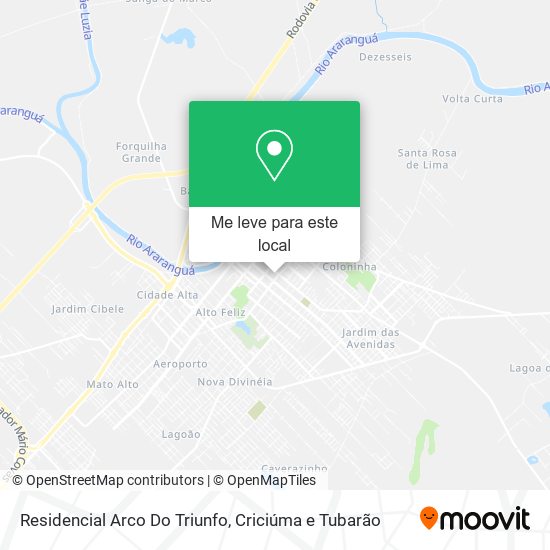 Residencial Arco Do Triunfo mapa