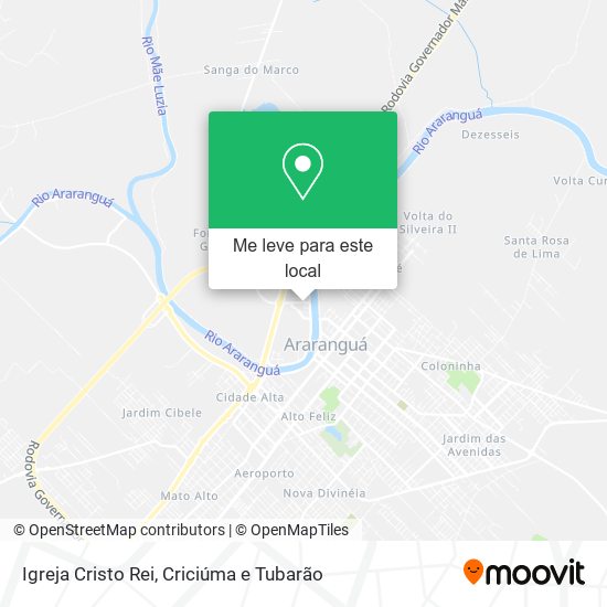 Igreja Cristo Rei mapa