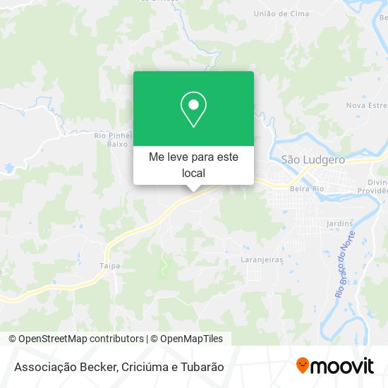Associação Becker mapa