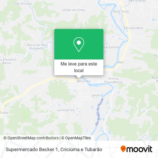 Supermercado Becker 1 mapa