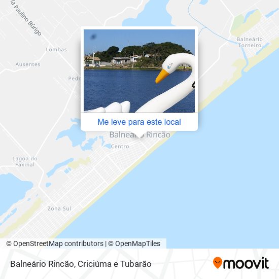 Balneário Rincão mapa