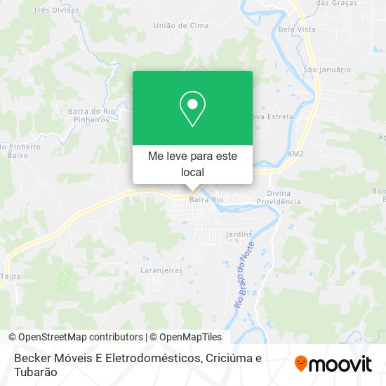 Becker Móveis E Eletrodomésticos mapa