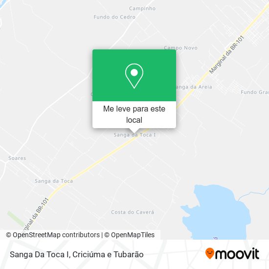 Sanga Da Toca I mapa