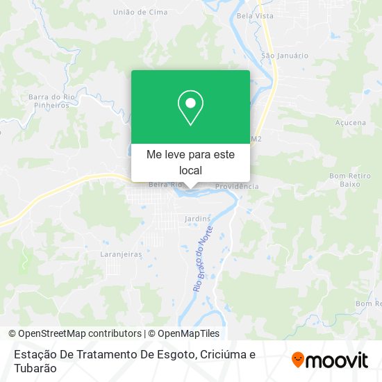 Estação De Tratamento De Esgoto mapa