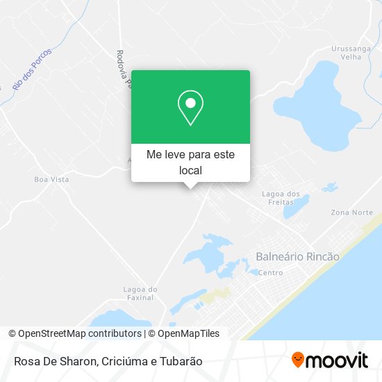 Rosa De Sharon mapa