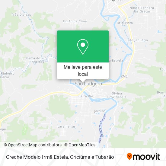 Creche Modelo Irmã Estela mapa