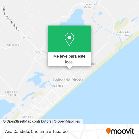 Ana Cândida mapa