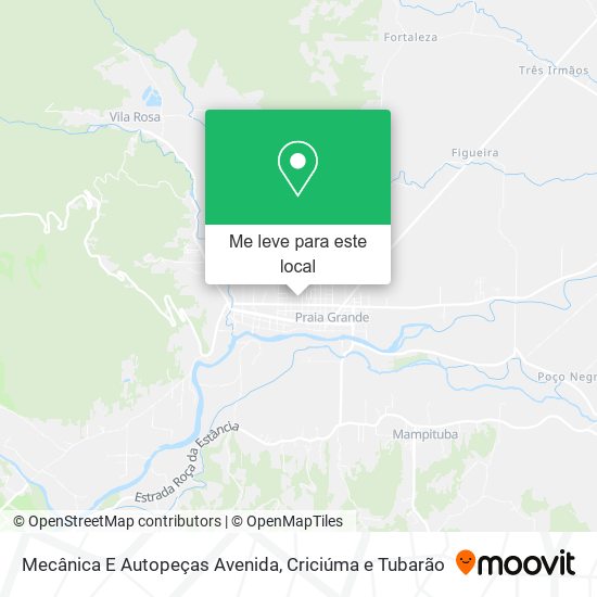 Mecânica E Autopeças Avenida mapa