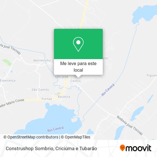 Construshop Sombrio mapa