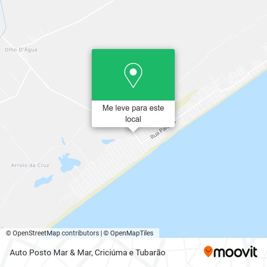 Auto Posto Mar & Mar mapa