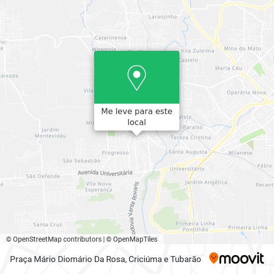 Praça Mário Diomário Da Rosa mapa