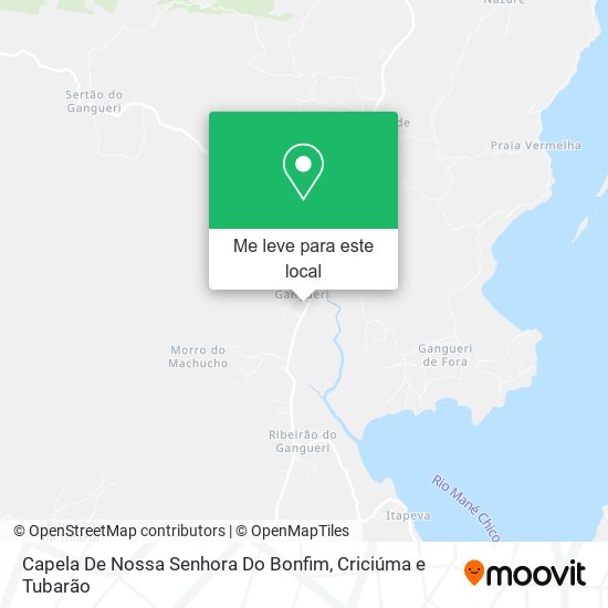 Capela De Nossa Senhora Do Bonfim mapa
