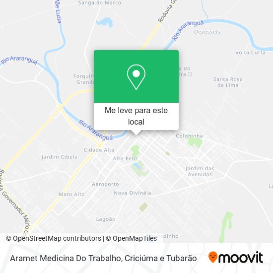 Aramet Medicina Do Trabalho mapa