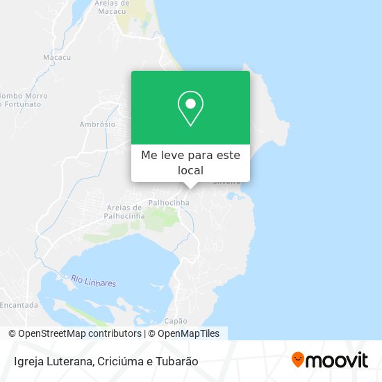 Igreja Luterana mapa