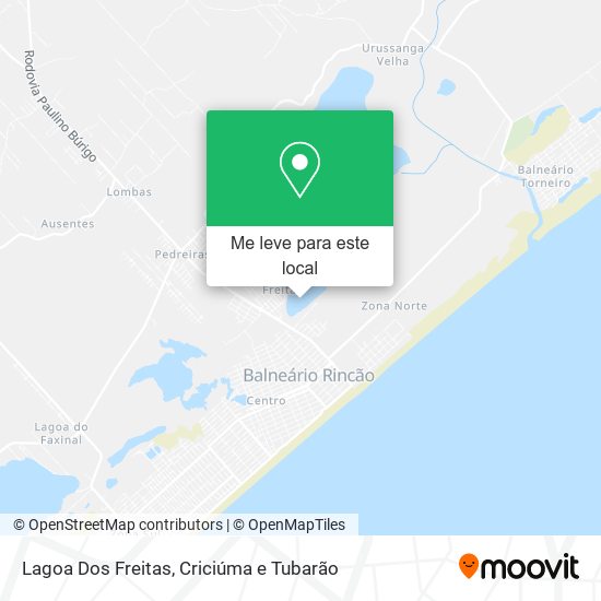Lagoa Dos Freitas mapa