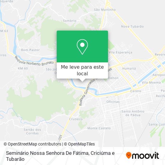 Seminário Nossa Senhora De Fátima mapa