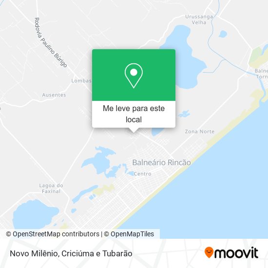 Novo Milênio mapa