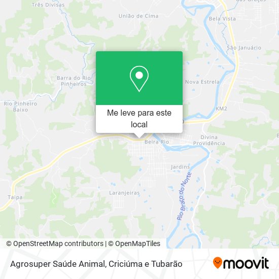 Agrosuper Saúde Animal mapa