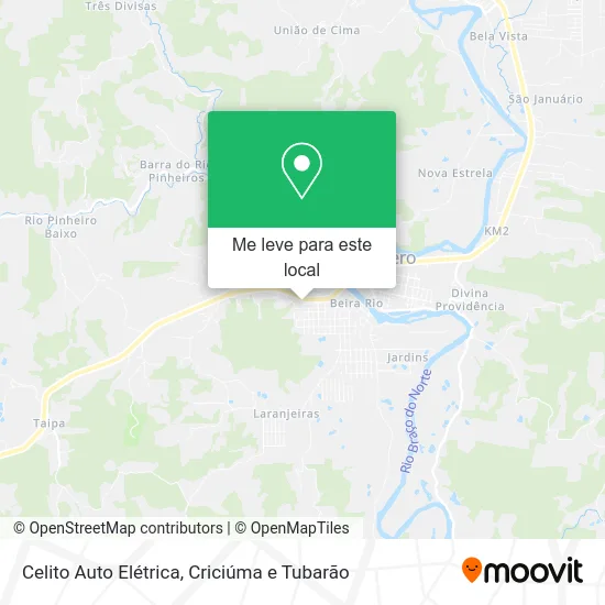 Celito Auto Elétrica mapa