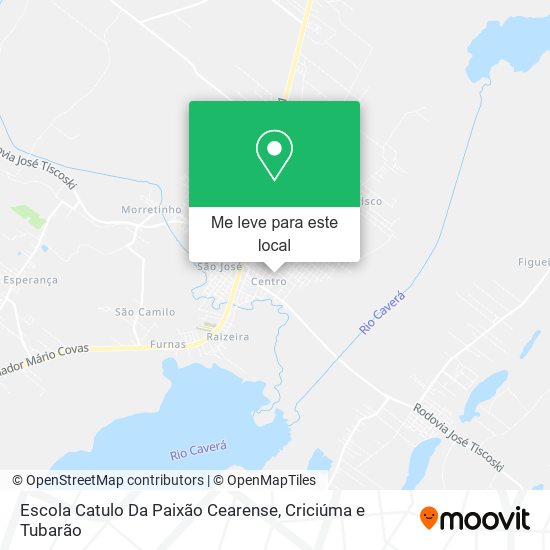 Escola Catulo Da Paixão Cearense mapa