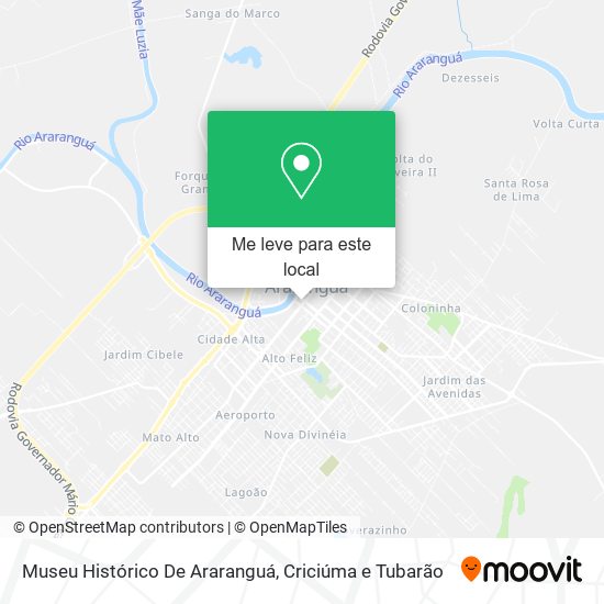 Museu Histórico De Araranguá mapa
