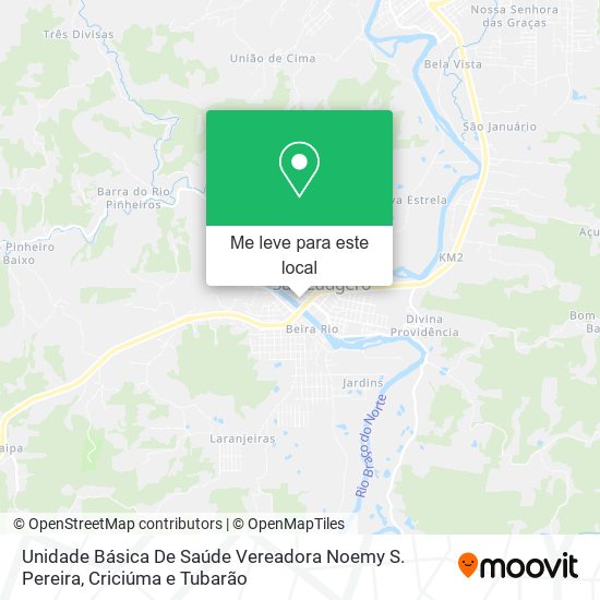 Unidade Básica De Saúde Vereadora Noemy S. Pereira mapa