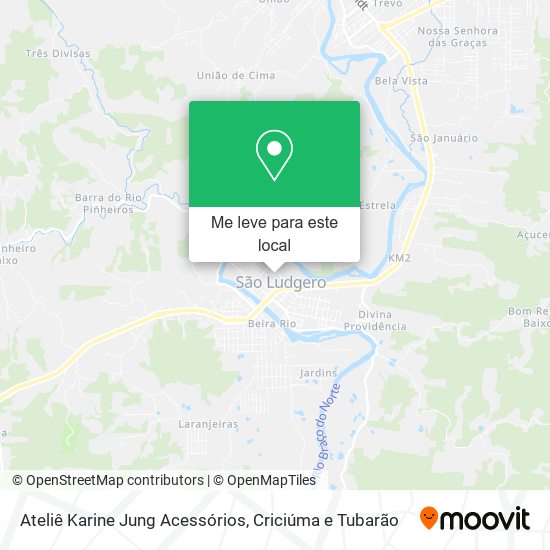 Ateliê Karine Jung Acessórios mapa
