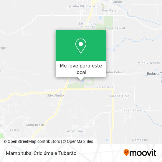 Mampituba mapa