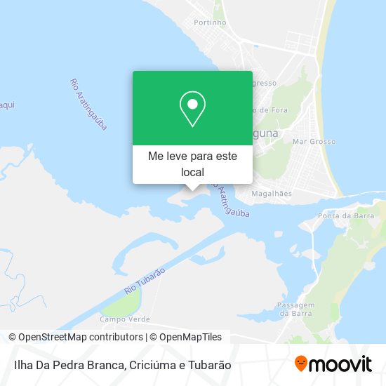 Ilha Da Pedra Branca mapa