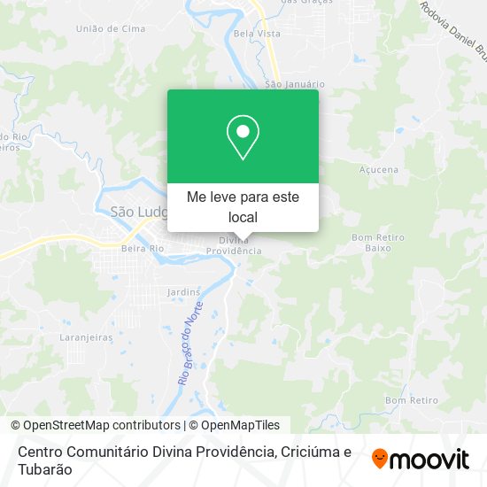Centro Comunitário Divina Providência mapa