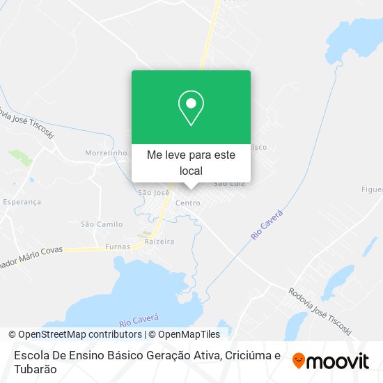 Escola De Ensino Básico Geração Ativa mapa